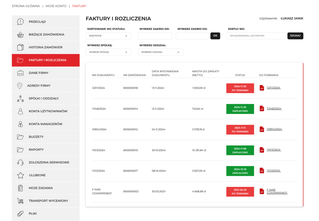 Platforma B2B na PrestaShop – moduł rozliczeń i fakturowania