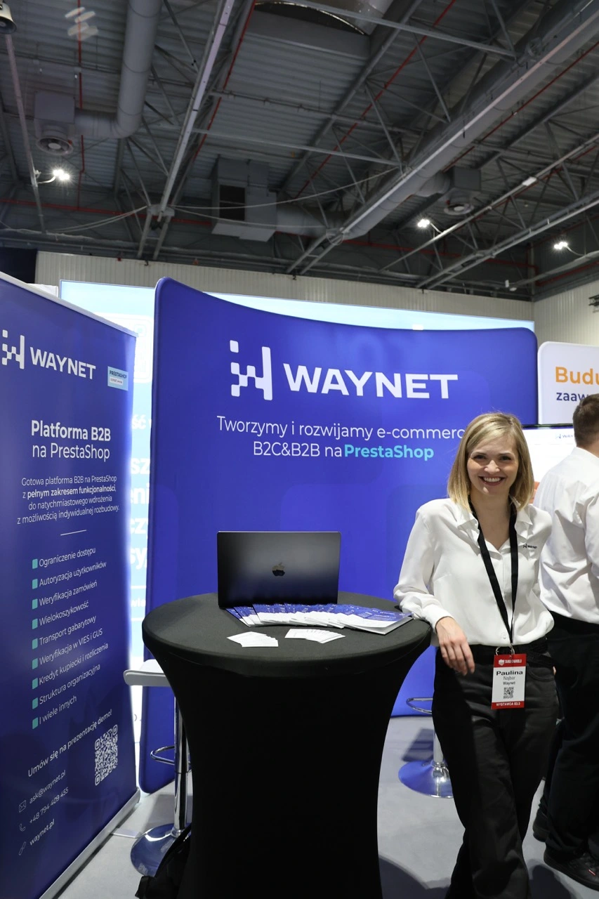 Zespół Waynet podczas udziału w targach e-commerce