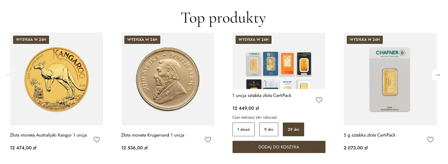Twórz dynamiczne karuzele produktowe