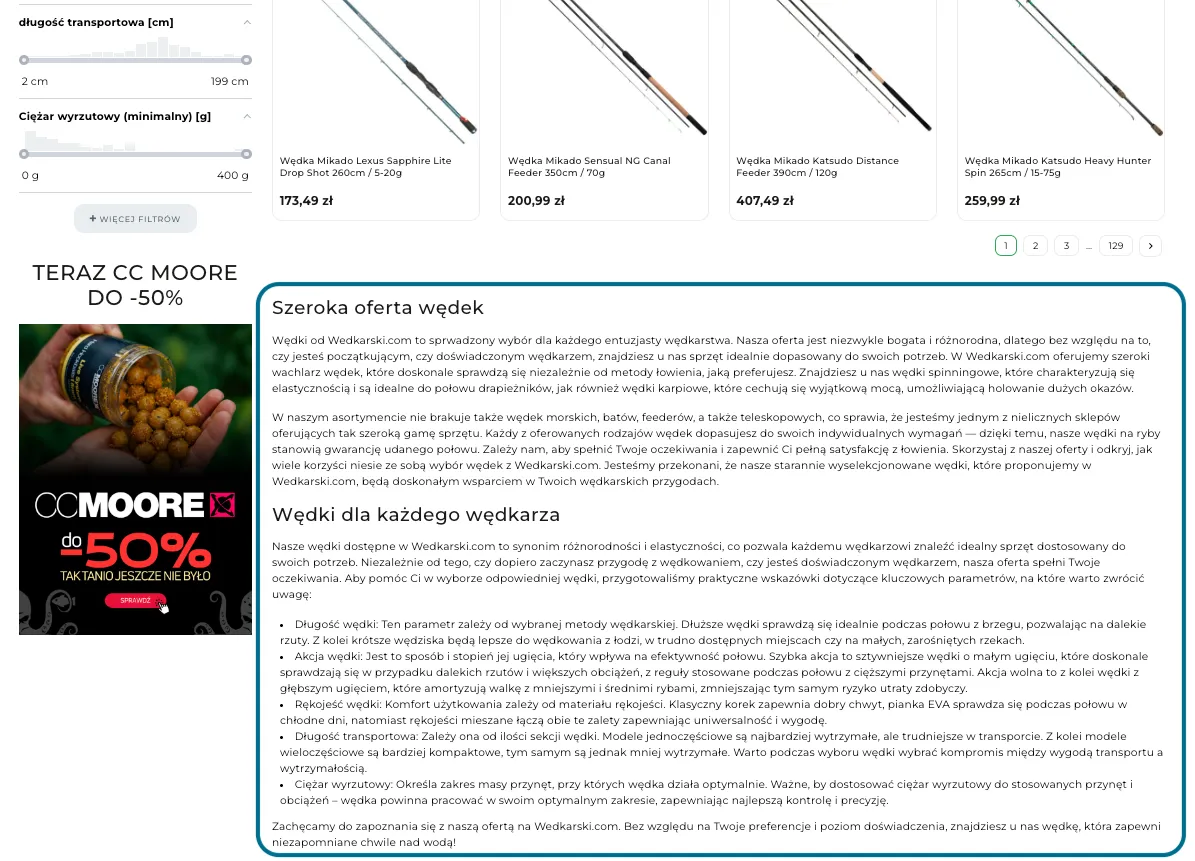 Personalizacja H1 i opisów w kategoriach – Moduł PrestaShop SEO Modyfikator Kategorii
