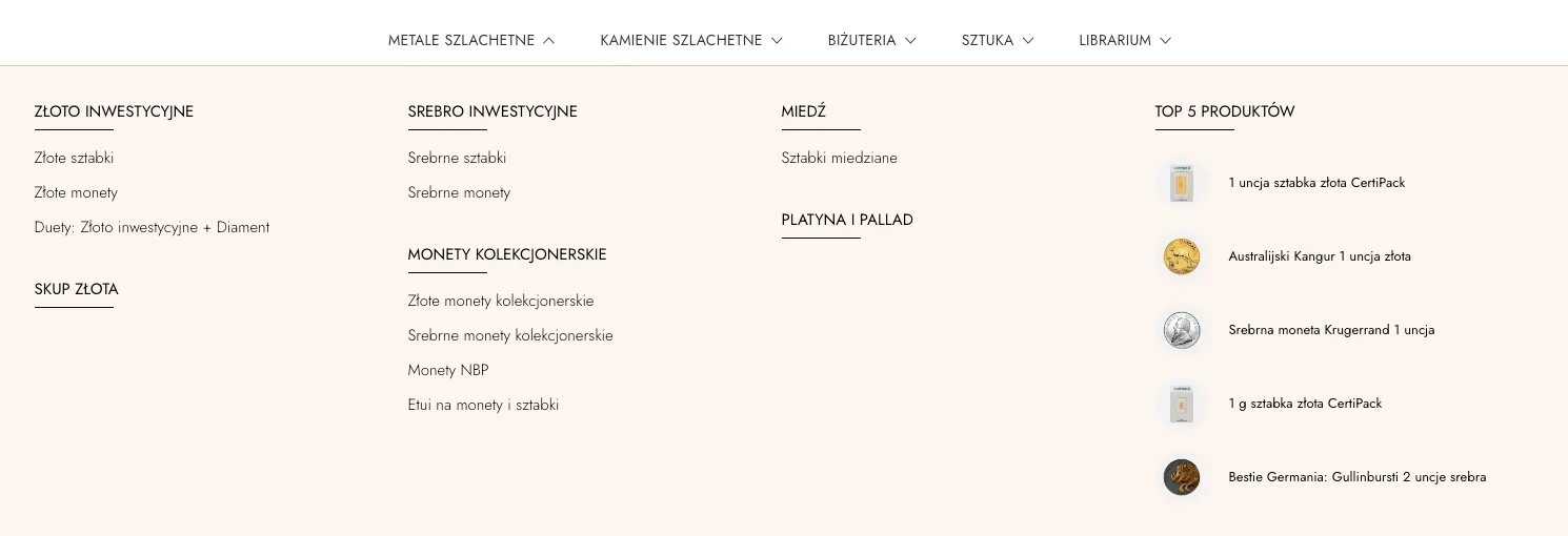 Edytor menu sklepu – Moduł Menu Główne PrestaShop