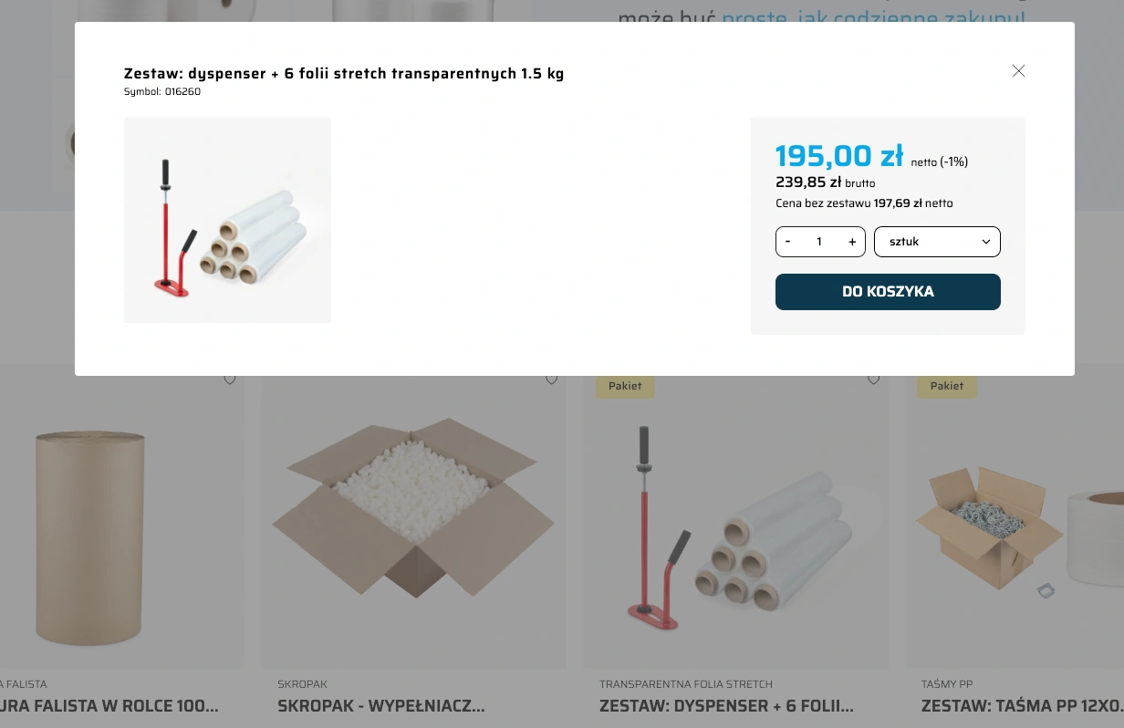 Szybki podgląd koszyka zakupowego – Moduł Koszyk Zakupowy PrestaShop