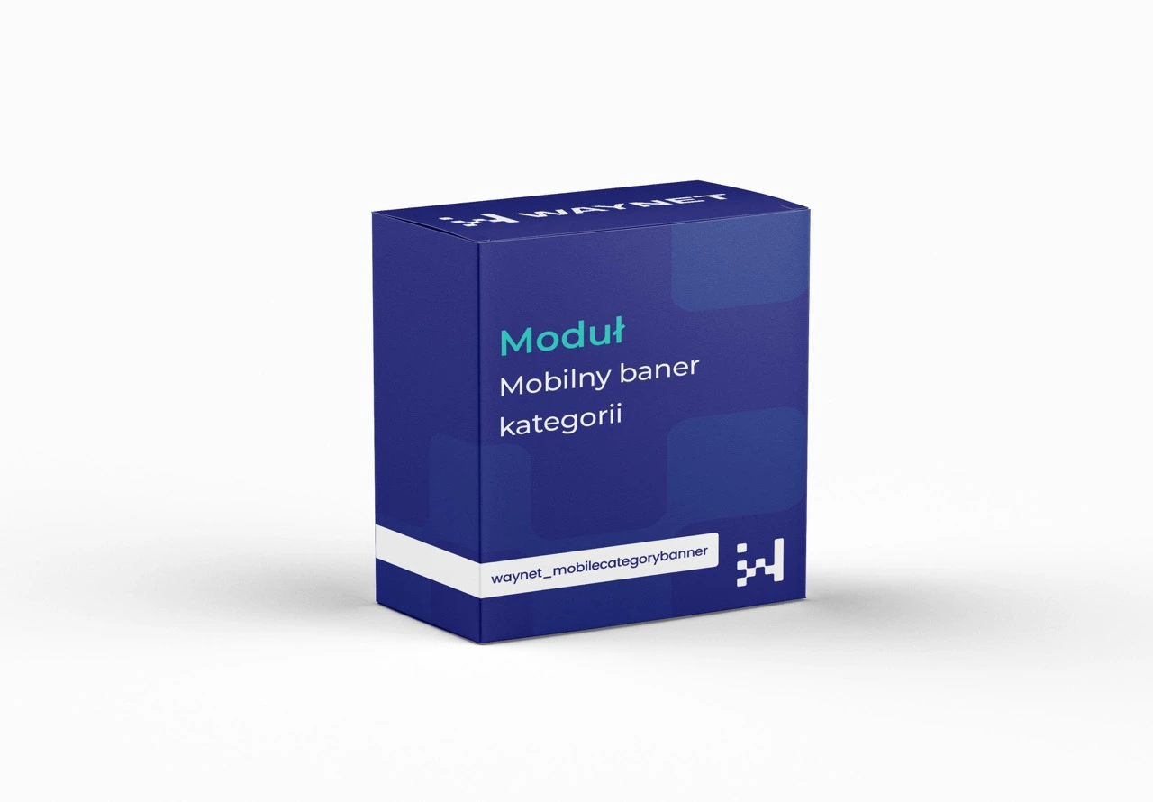 Moduł Mobilny Baner Kategorii PrestaShop - baner tylko na urządzeniach mobilnych - Waynet.