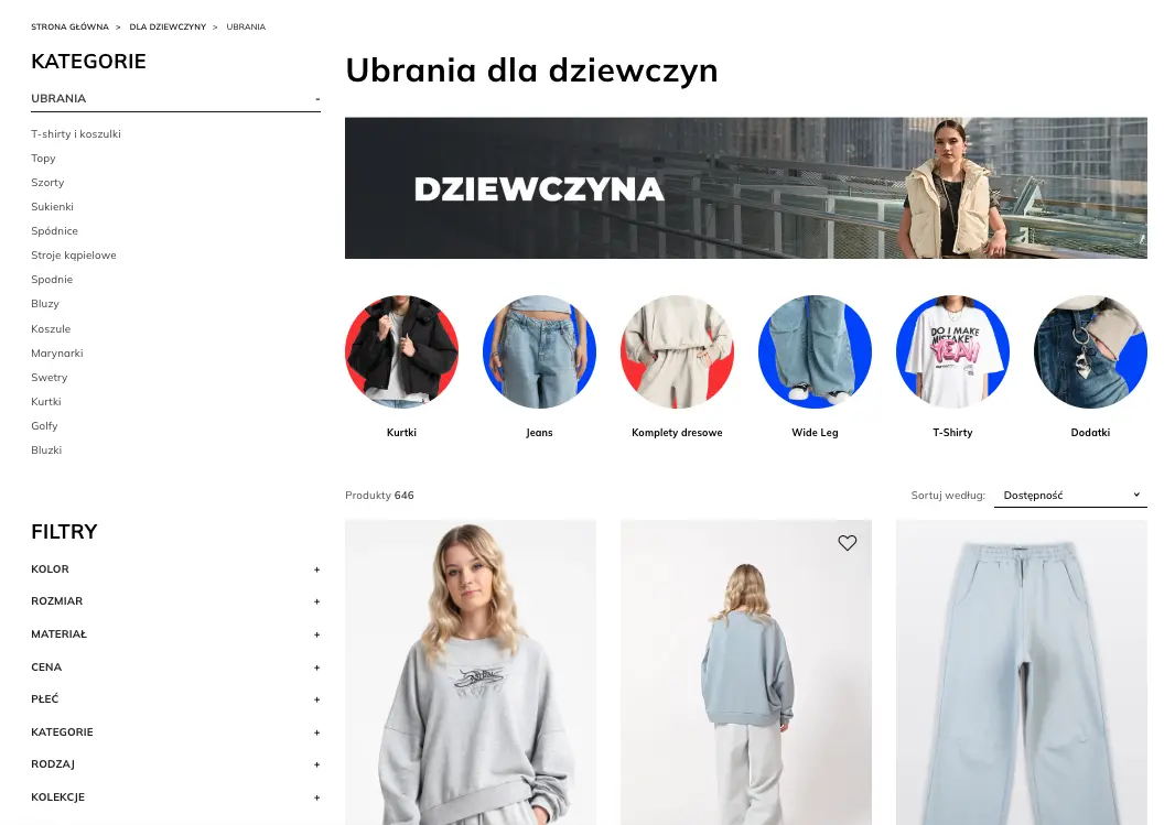 Moduł Szybki Filtr PrestaShop - graficzne filtry nad listą produktów - Waynet.