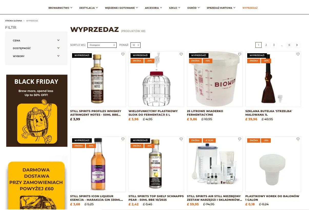 Moduł Produkty na Wyprzedaży PrestaShop - dedykowana strona z promocjami - Waynet.